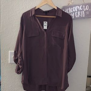 Express purple blouse